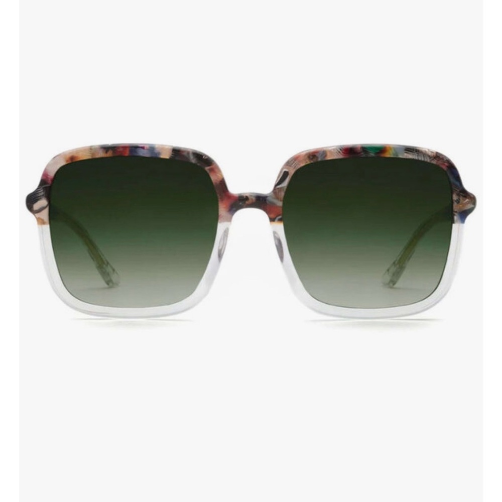 Krewe Margot Capri to crystal fade Square Sunglasses